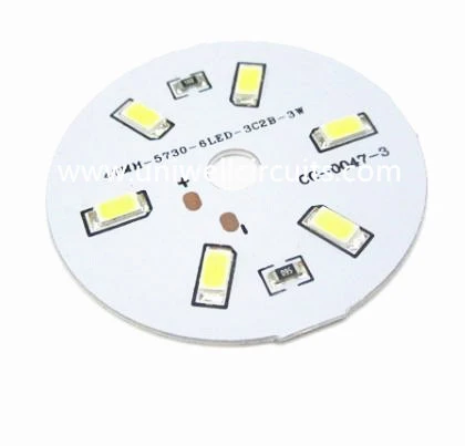 Biru Solder Masker Aluminium Base LED Circuit Board