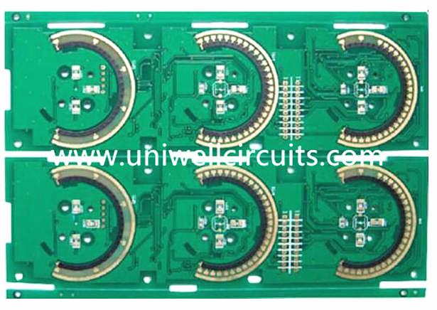 Pengendali Roda Kemudi FR4 Tinta Karbon PCB